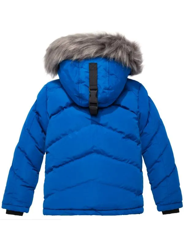 ZSHOW Boy's Hooded Puffer Jacket Thick Padded Winter Coat Windproof Parka